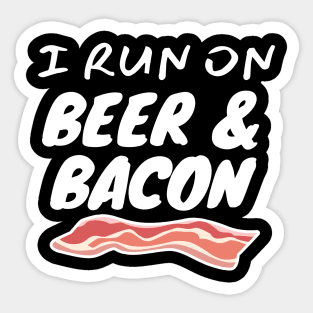 Beer And Bacon Sticker